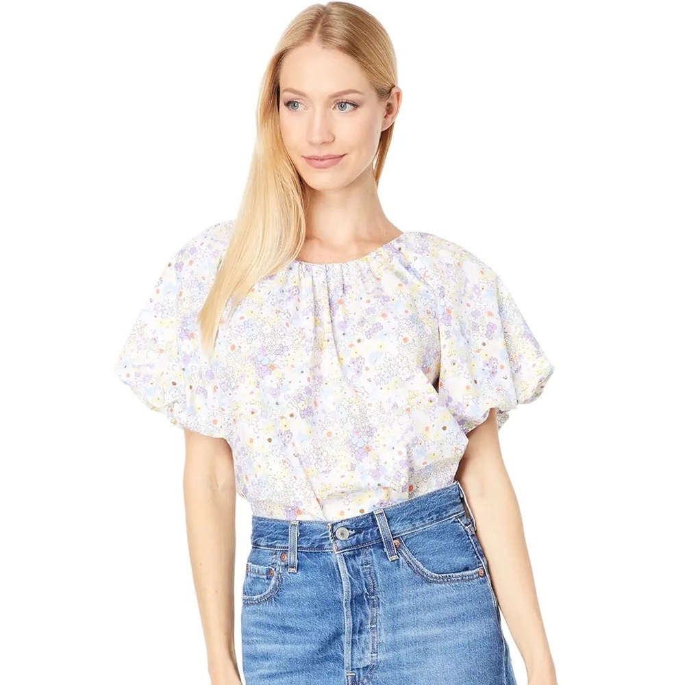 Levi’s Akiko Pastel Floral Blouse